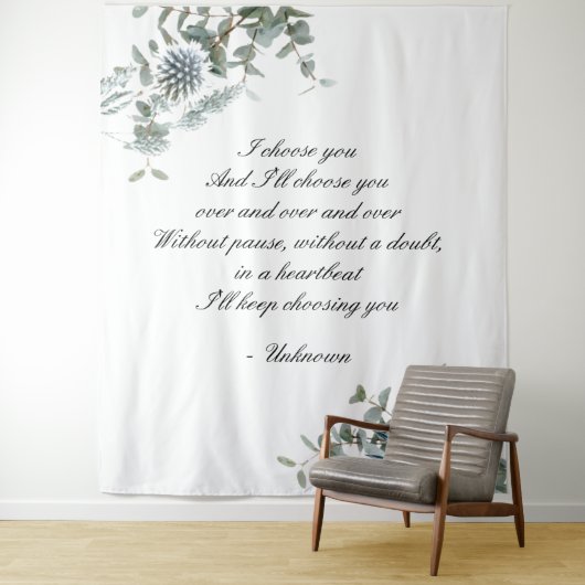 結婚背景 |の結婚タペストリー |青いフローラ タペストリー (インサイチュ)