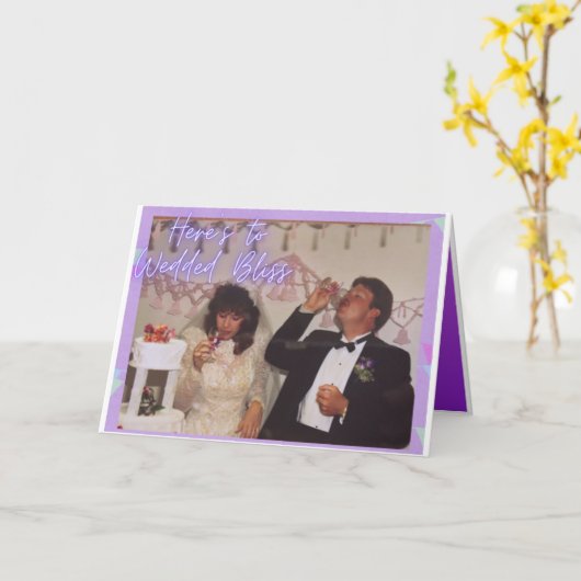 結婚至福 カード (黄色い花)