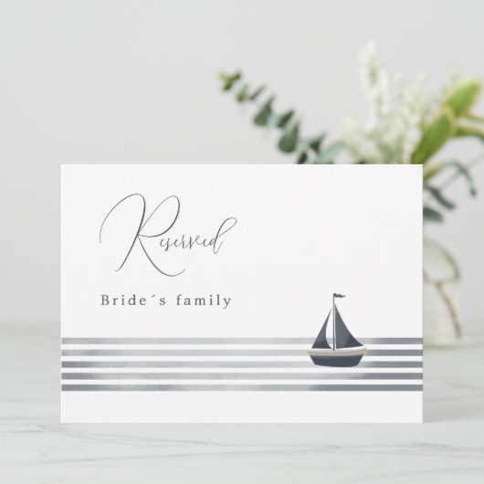 結婚航海の印 招待状 (スタンド正面)