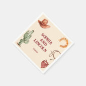 結婚茶素朴の西 スタンダードカクテルナプキン (角)