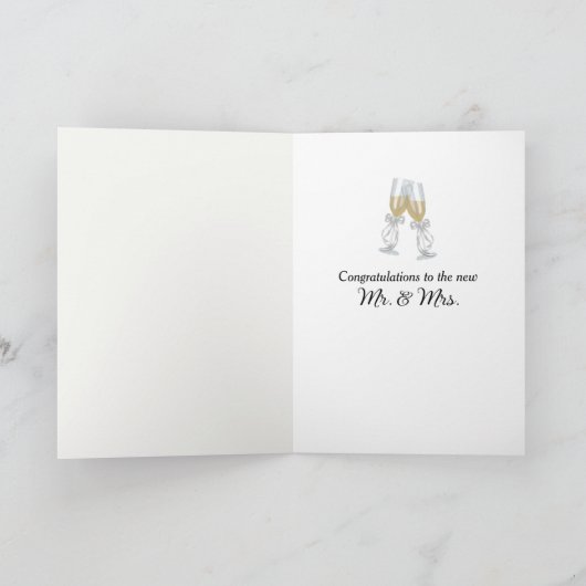 結婚薄紫デザイン カード (内部)