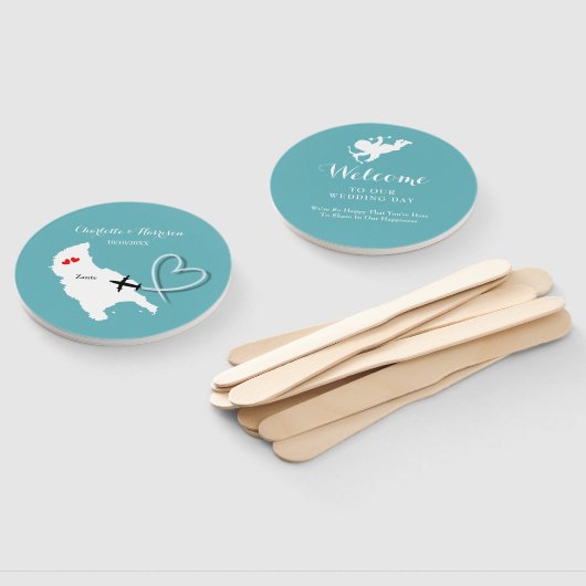 結婚行き先 ハンドファン (組立なし)