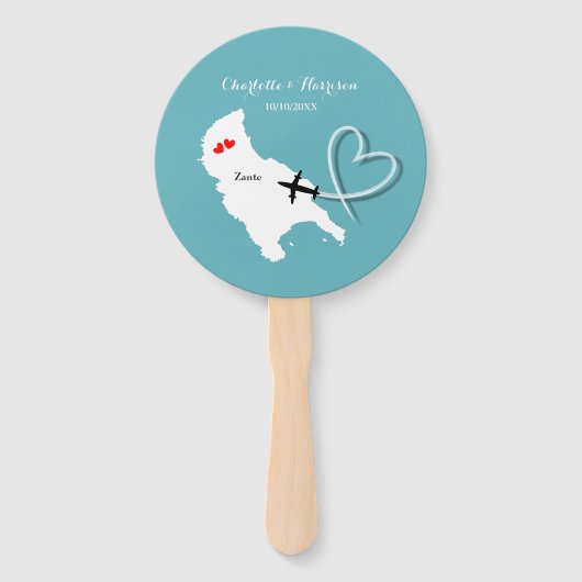 結婚行き先 ハンドファン (正面)