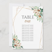 結婚表番号ユーカリ&コットン (正面)