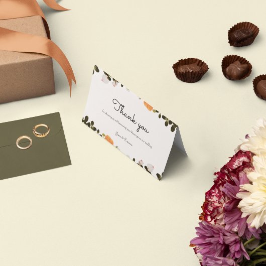 結婚表 サンキューカード