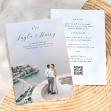 結婚記念のモノグラム | QRコードフォトがひとつに