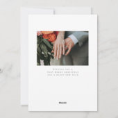 結婚記念の最初のクリスマス　ご夫婦の写真 シーズンカード (裏面)