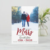 結婚記念クリスマス・セーブ・ザ・デート セーブザデート (スタンド正面)