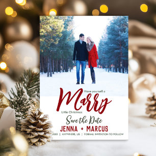 結婚記念クリスマス・セーブ・ザ・デート セーブザデート