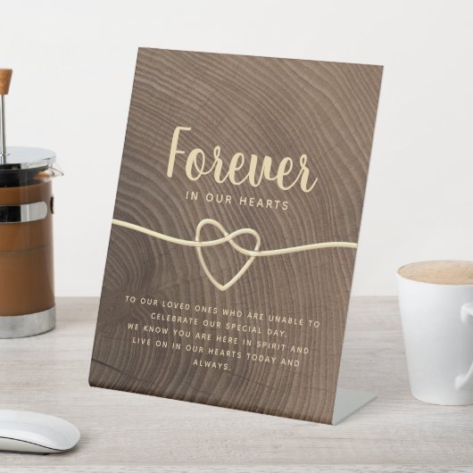 結婚記念テーブルペデスタル看板 台座サイン (インサイチュ)