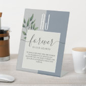 結婚記念テーブルペデスタル看板 台座サイン (インサイチュ)