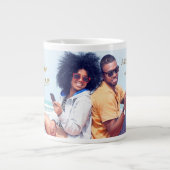 結婚記念フォトマグ ジャンボコーヒーマグカップ (正面)