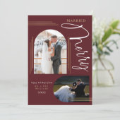 結婚記念写真アーチフレーム シーズンカード (スタンド正面)