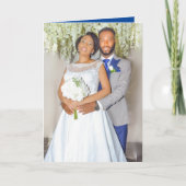 結婚記念写真 カード (正面)