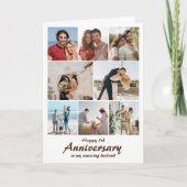 結婚記念写真 |コラージュパーソナライズされた カード (正面)