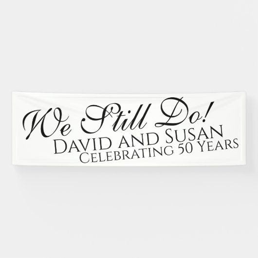 結婚記念日おめでとうございます  横断幕 (横)
