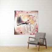 結婚記念日おめでとう壁画 #4 タペストリー (インサイチュ(横))