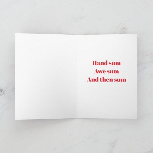 結婚記念日おめでとう カード (内部)