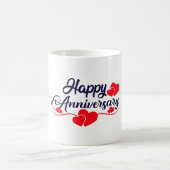 結婚記念日おめでとう コーヒーマグカップ (中央)