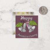 結婚記念日おめでとう : ノートカード (正面/裏面インサイチュ)