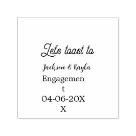 結婚記念日にお祝いしよう エレガントなパーティー名 日付 セルフインキングスタンプ