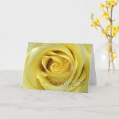 結婚記念日のお祝い フランス語の記念日 カード (黄色い花)