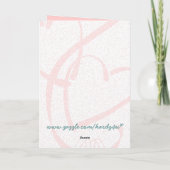 結婚記念日のカードをカスタマイズする カード (裏面)