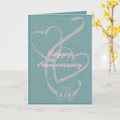 結婚記念日のカードをカスタマイズする カード (黄色い花)