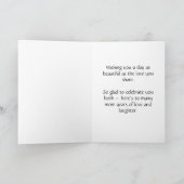 結婚記念日のカード カード (内部)