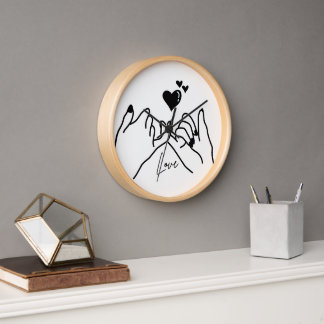 結婚記念日のギフト(名入れ可能) 壁時計
