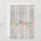 結婚記念日のクラシックパーティ招待状 招待状 (裏面)