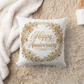 結婚記念日のスロー枕 クッション (ブランケット)
