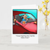 結婚記念日のユーモアカード カップル カード (黄色い花)