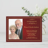 結婚記念日の写真招待状 - 60周年 招待状 (スタンド正面)