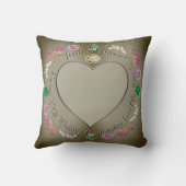 結婚記念日の写真 クッション (裏面)