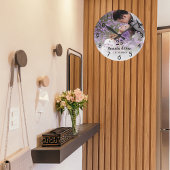 結婚記念日の写真 ラウンド壁時計