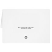 結婚記念日の夫カード (裏面横)