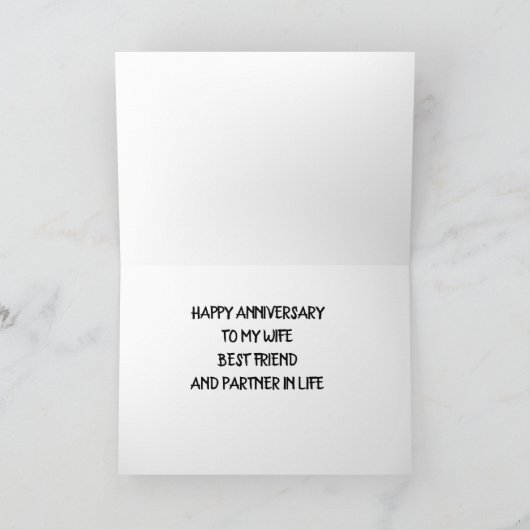 *結婚記念日の妻とパートナーの生活» CARD カード (内部)