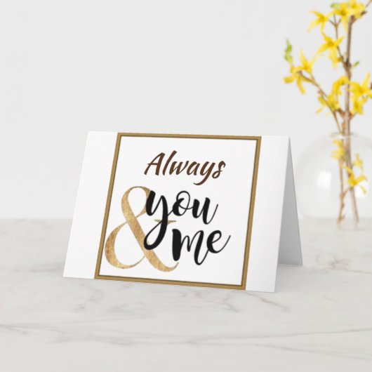 *結婚記念日の妻とパートナーの生活» CARD カード (黄色い花)