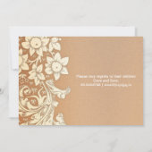 結婚記念日の招待状と写真 招待状 (裏面)