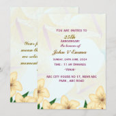 結婚記念日の招待状 招待状 (正面/裏面)