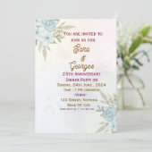 結婚記念日の招待状 招待状 (スタンド正面)