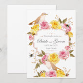 結婚記念日の招待状 無料のカード 招待状 (正面/裏面)