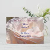 結婚記念日の招待状 50周年記念パーティー 招待状 (スタンド正面)