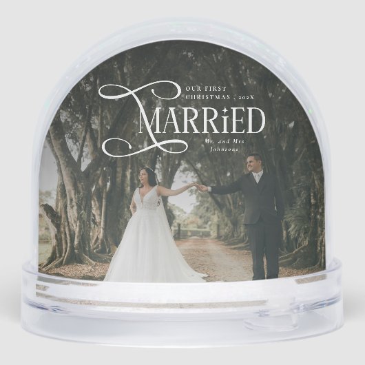 結婚記念日の最初のクリスマス写真 (裏面)