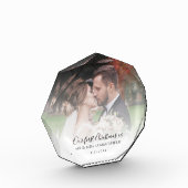 結婚記念日の最初のクリスマス ウェディングフォトカスタム フォトブロック (左)