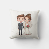 結婚記念日の枕 クッション (正面)