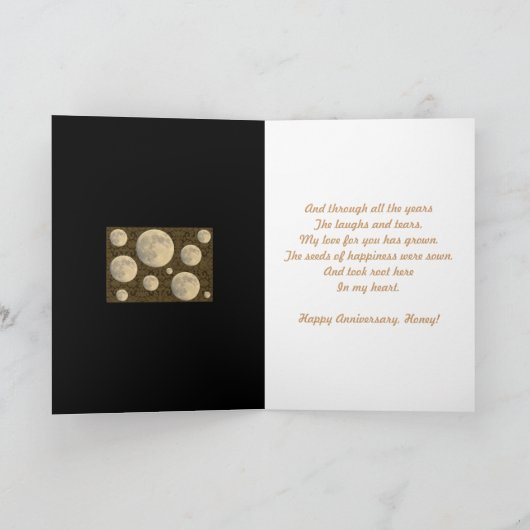 結婚記念日の満月 カード (内部)