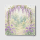 結婚記念日の藤の花のアーチ　庭園にて ゲストブック (裏面)