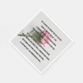 結婚記念日の詩 スタンダードランチョンナプキン (角)